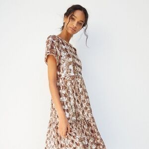 Maeve Anthropologie sequin dress